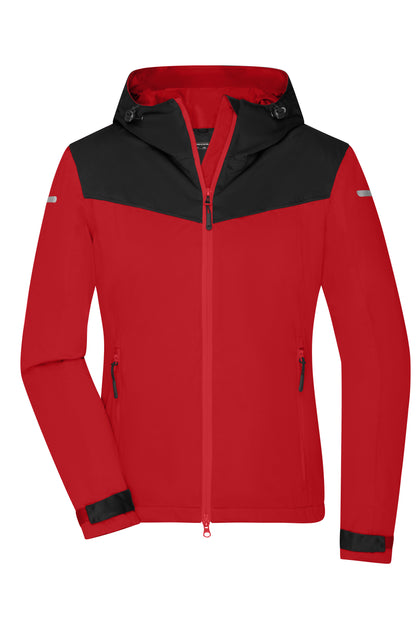 Ladies´ Allweather Jacket - Light-red/Black/Light-red