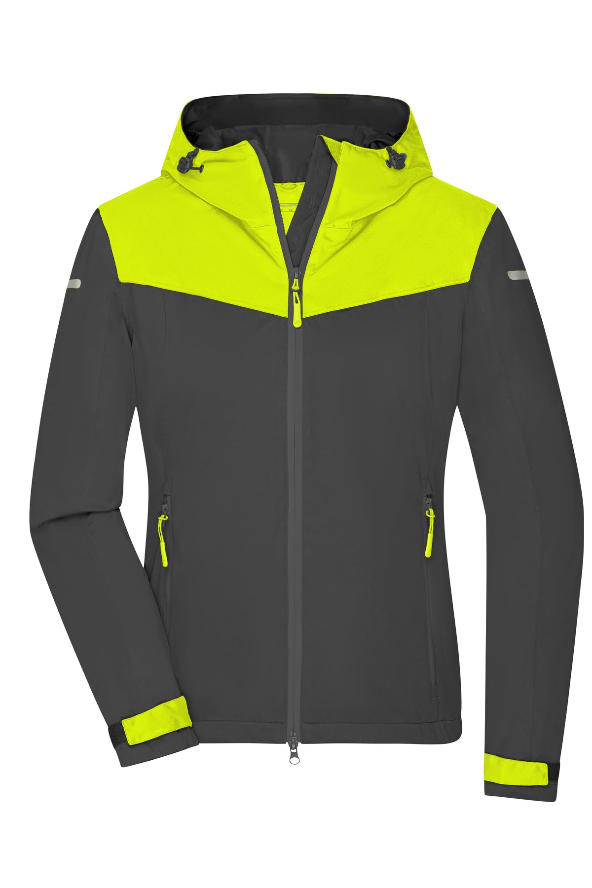 Ladies´ Allweather Jacket - Carbon/Bright-yellow/Carbon