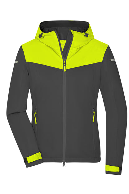 Ladies´ Allweather Jacket - Carbon/Bright-yellow/Carbon