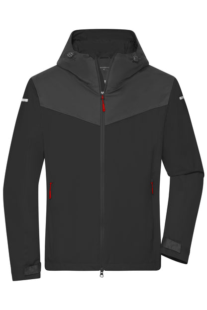 Men´s Allweather Jacket - Black/Carbon/Light-red