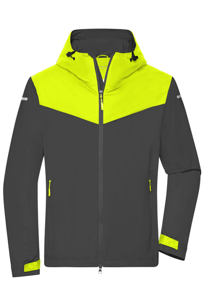 Men´s Allweather Jacket - Carbon/Bright-yellow/Carbon