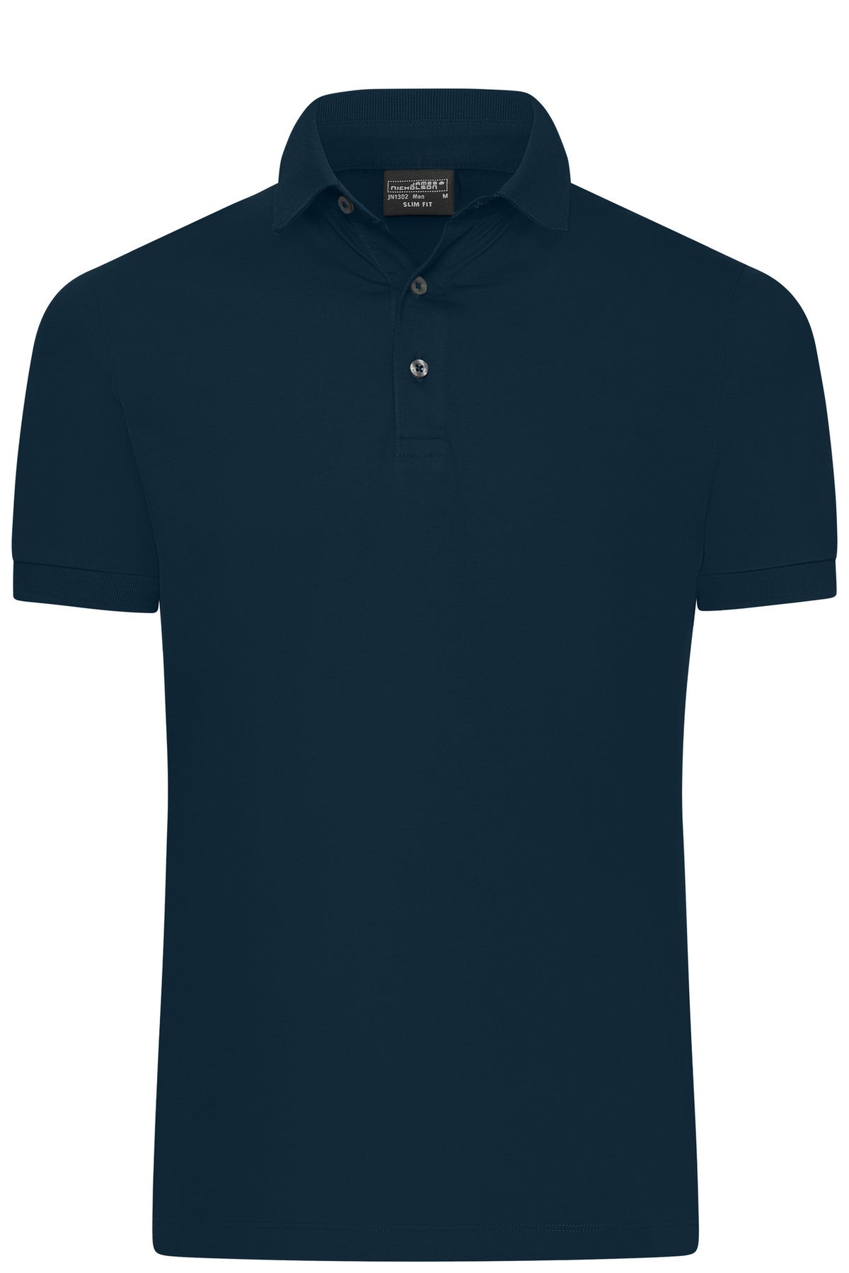 Men´s Mercerised Polo Slim Fit - Navy