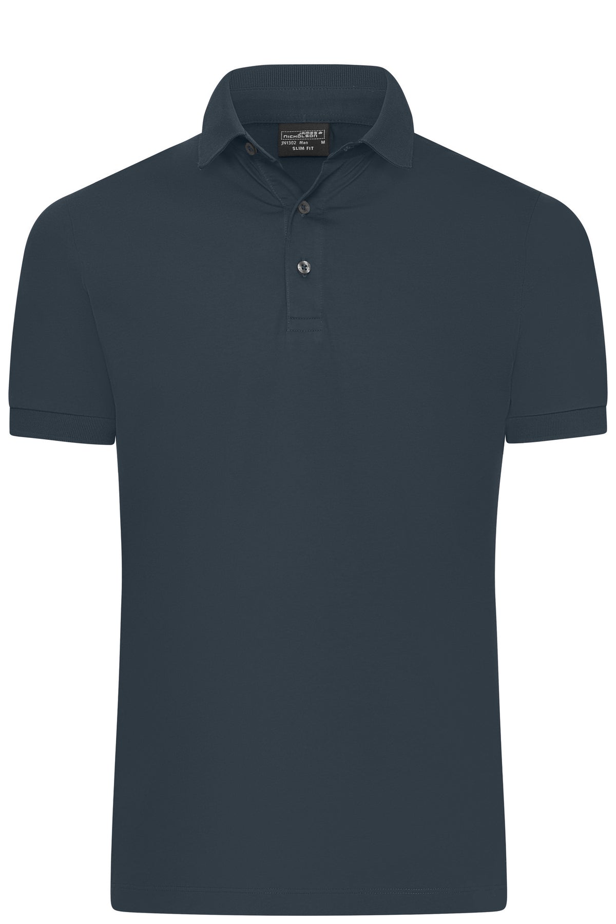 Men´s Mercerised Polo Slim Fit - Graphite