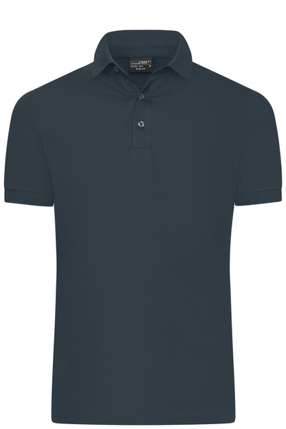 Men´s Mercerised Polo Slim Fit - Graphite