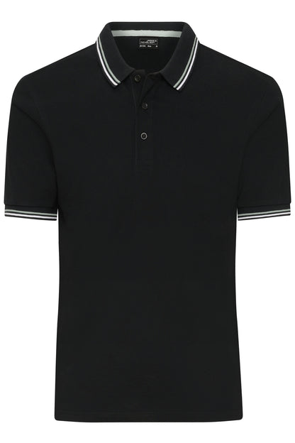 Men s Polo - Black/White/Grey