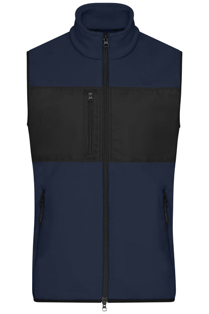 Men´s Fleece Vest - Navy/Black