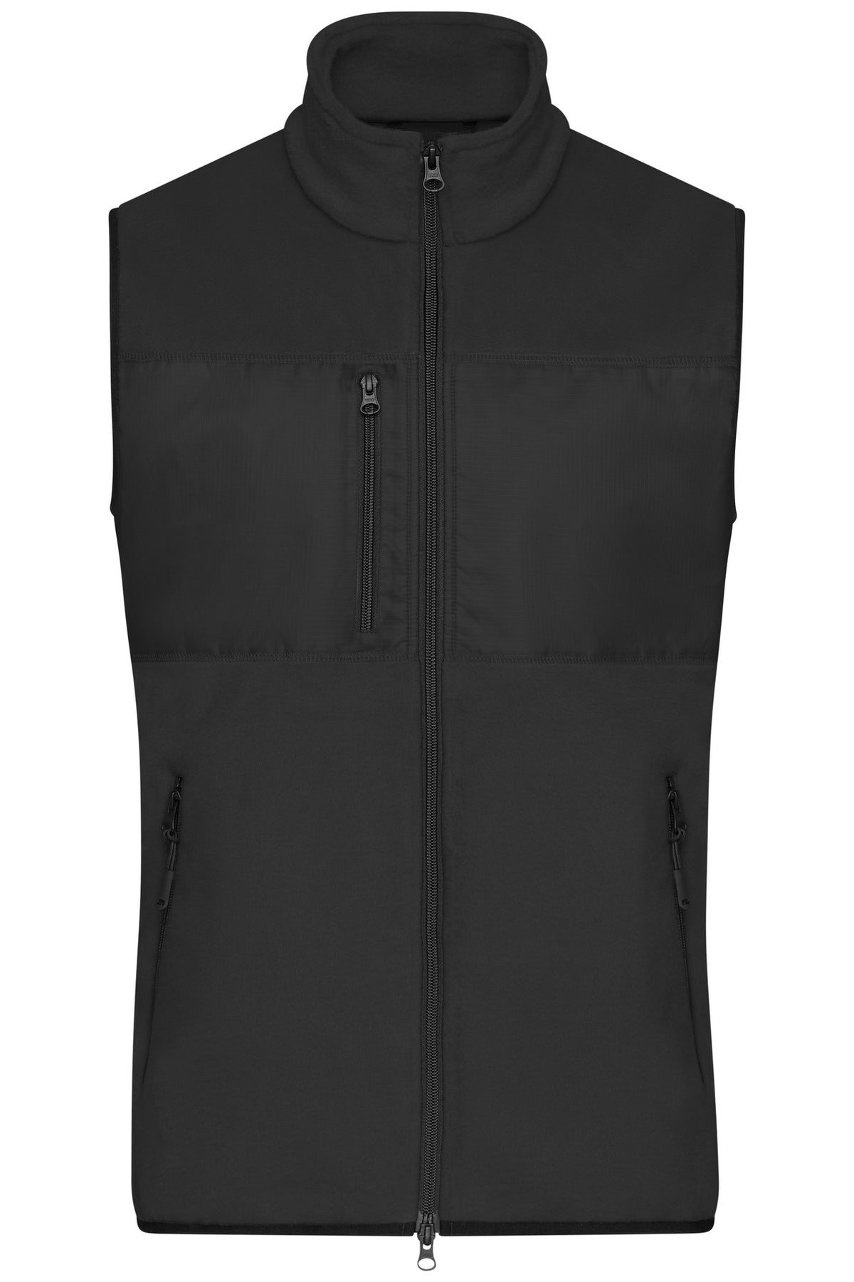 Men´s Fleece Vest - Black/Black