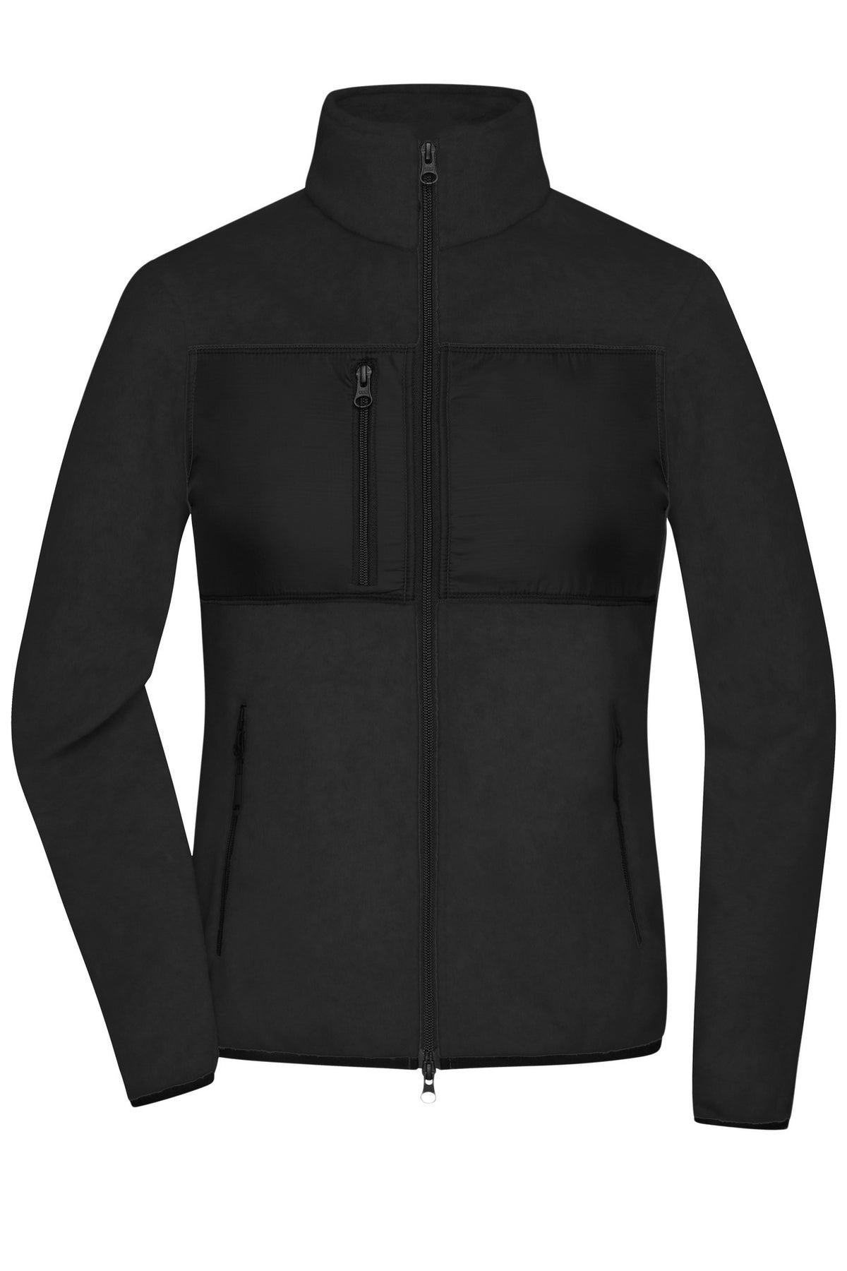 Ladies’ Fleece Jacket - Black/Black