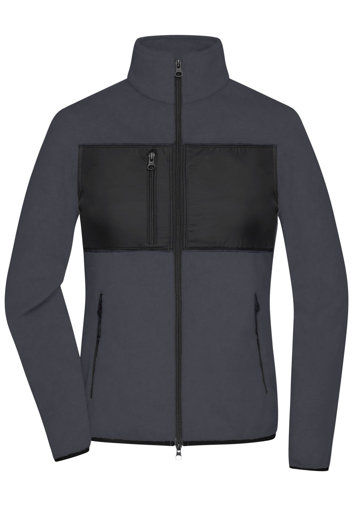 Ladies’ Fleece Jacket - Carbon/Black