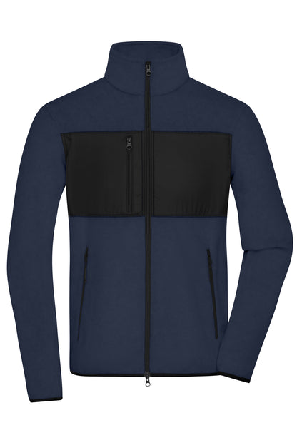 Men’s Fleece Jacket - Navy/Black