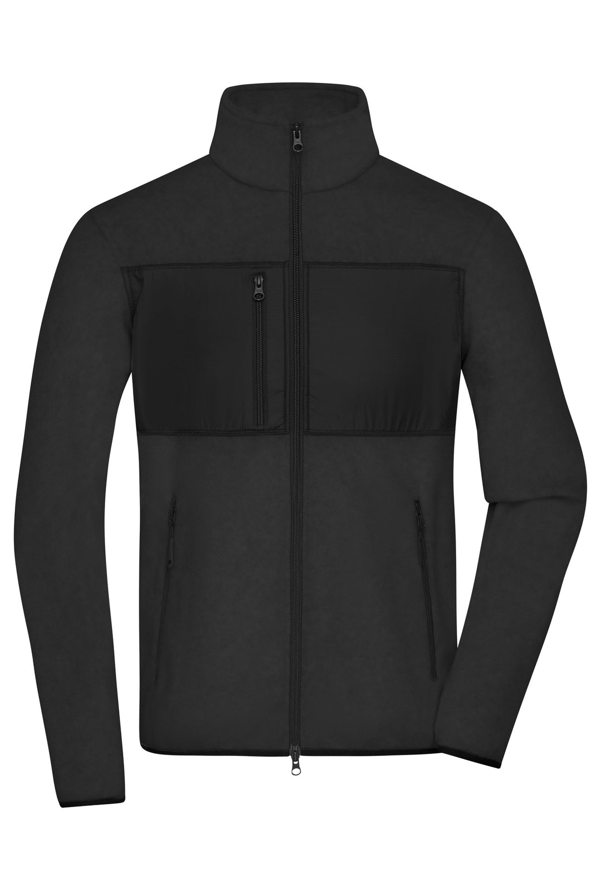 Men’s Fleece Jacket - Black/Black