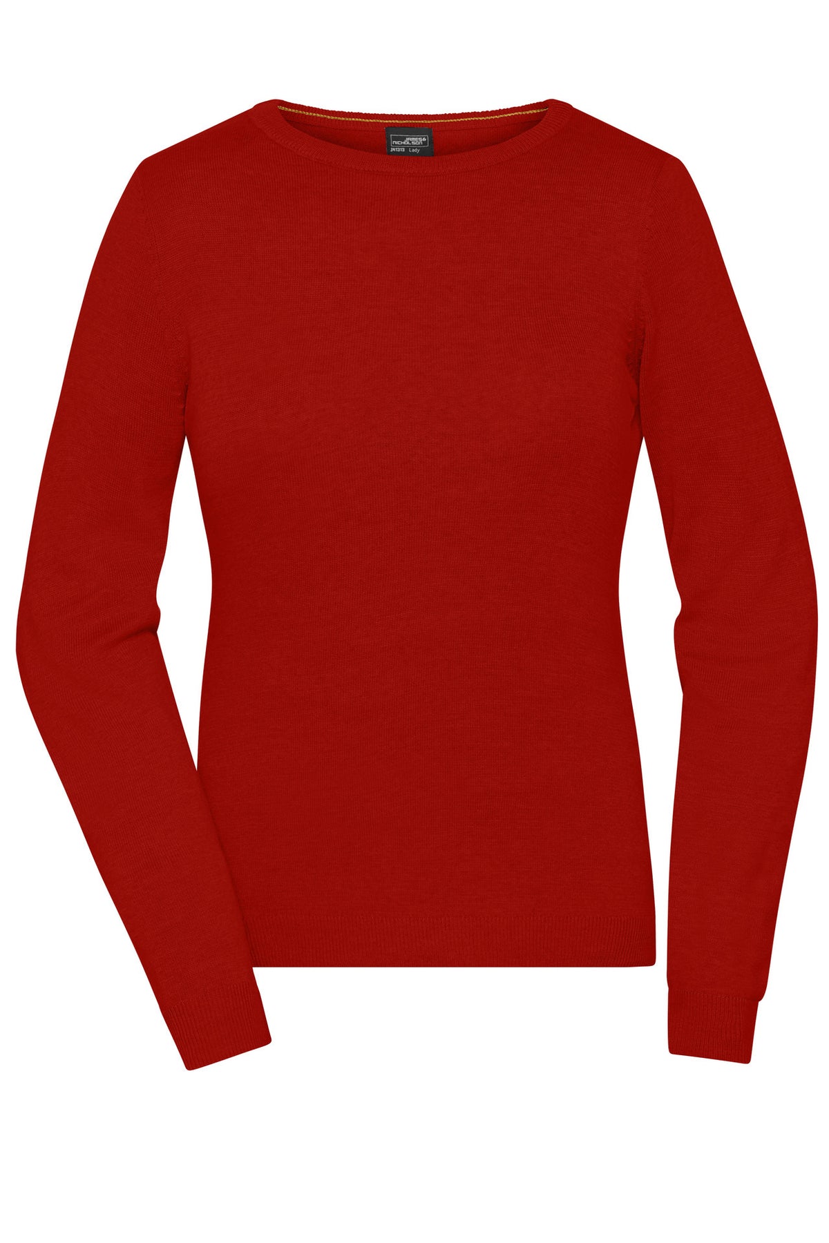 Ladies Round NeckPullover - Red