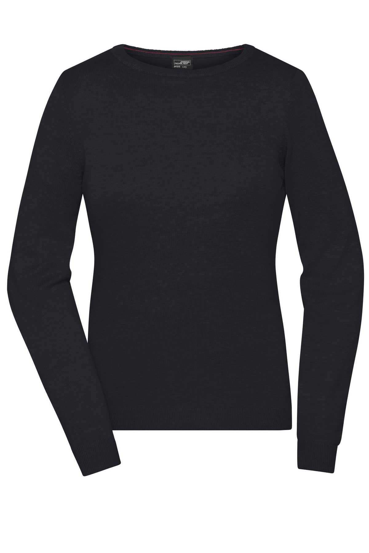 Ladies Round NeckPullover - Black