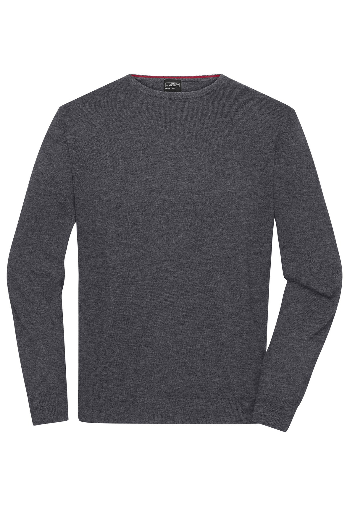 Men´s Round NeckPullover - Anthracite Melange