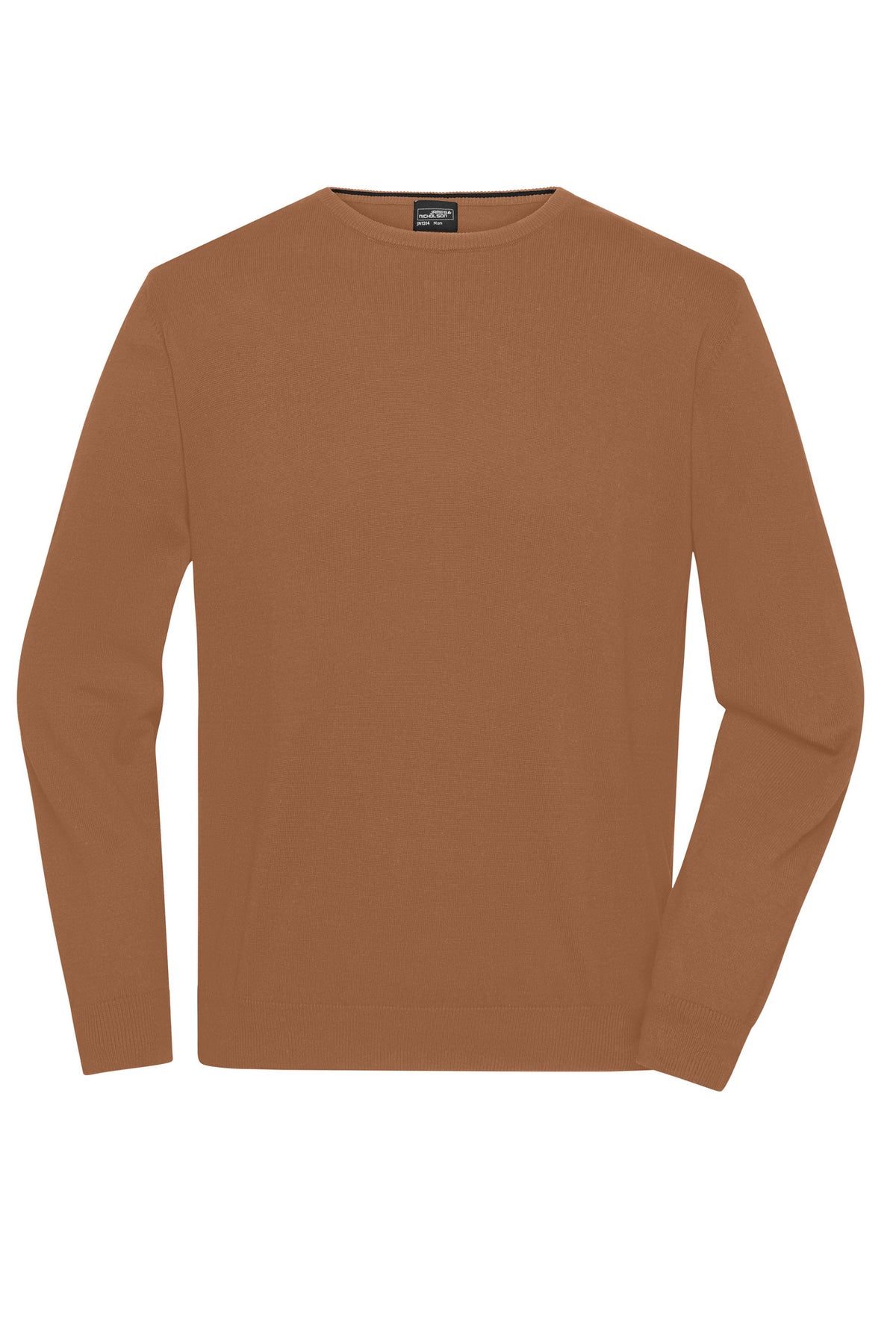 Men´s Round NeckPullover - Camel