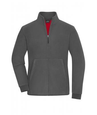Ladies´ Bonded Fleece jacket - Carbon/Red