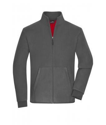 Men´s Bonded Fleece Jacket - Carbon/Red