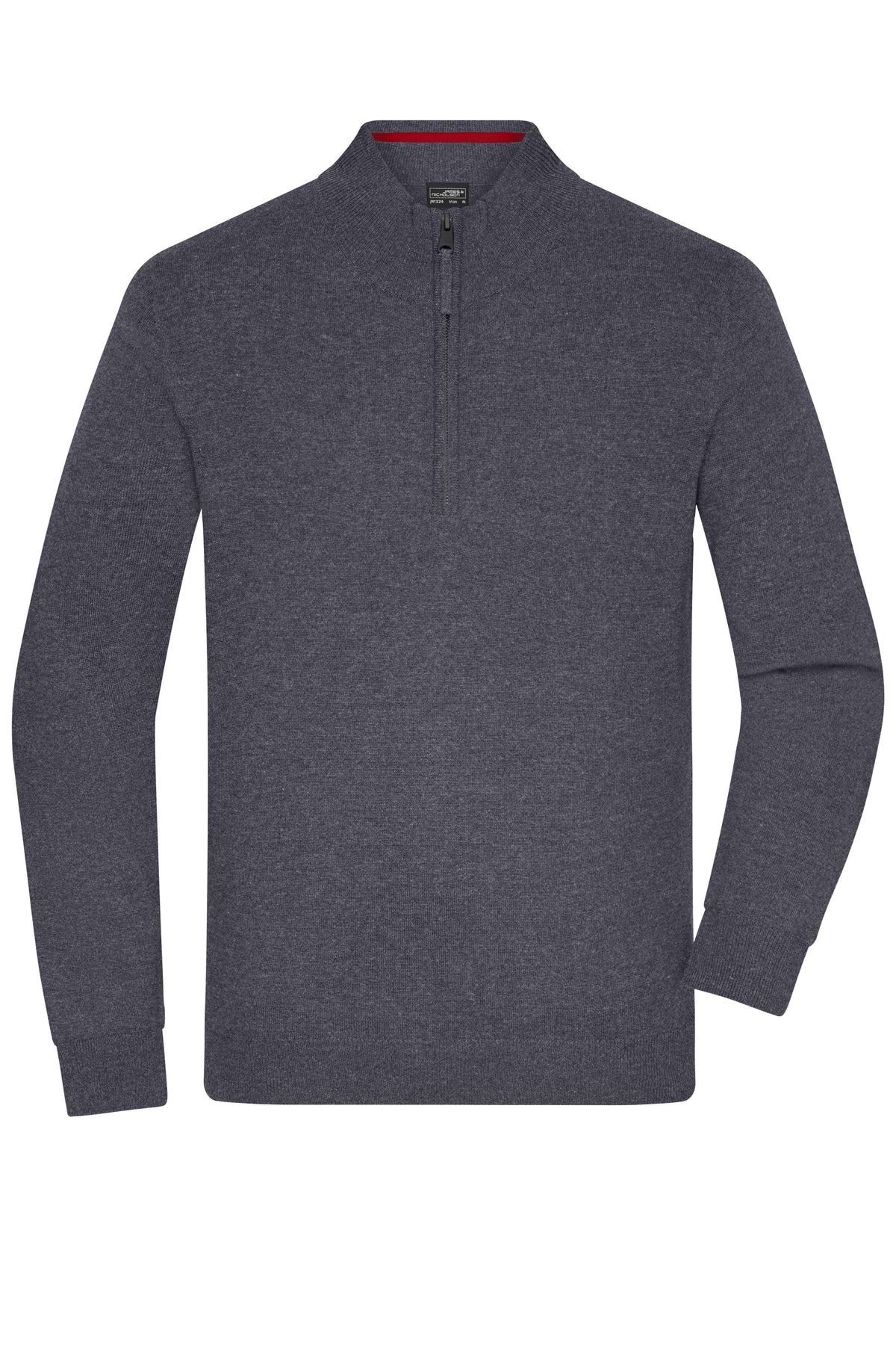 Men´s Half-Zip Troyer - Anthracite Melange