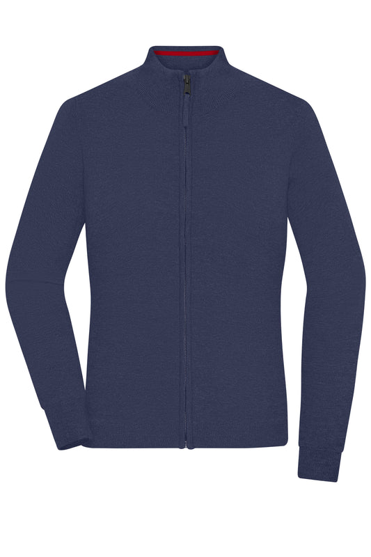 Ladie’s Zip Cardigan - Navy