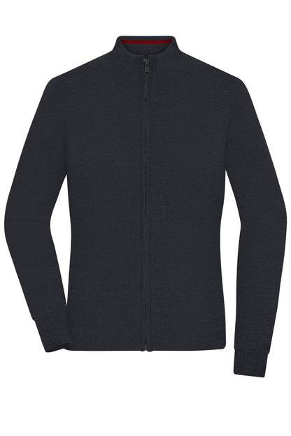 Ladie’s Zip Cardigan - Black