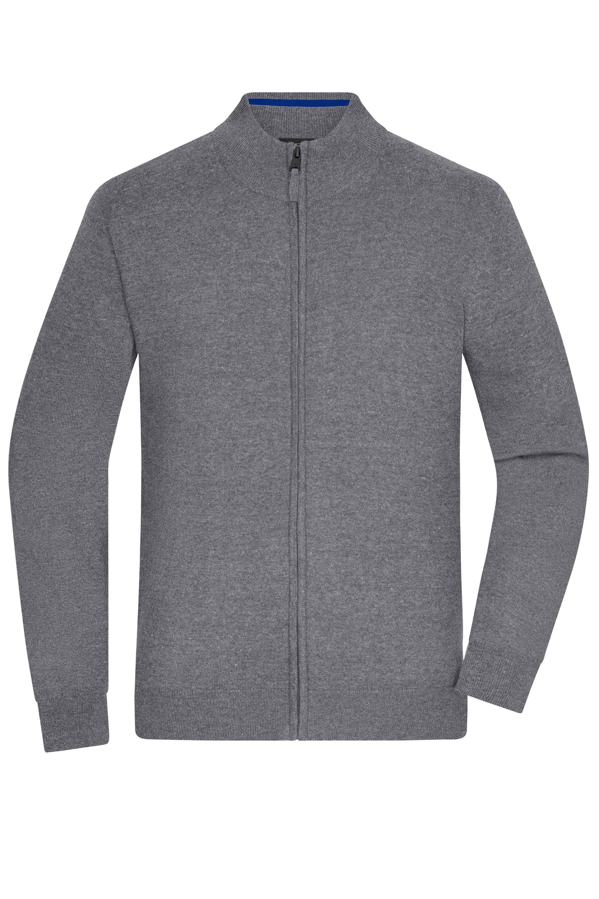Men´s Zip Cardigan - Grey-Heather