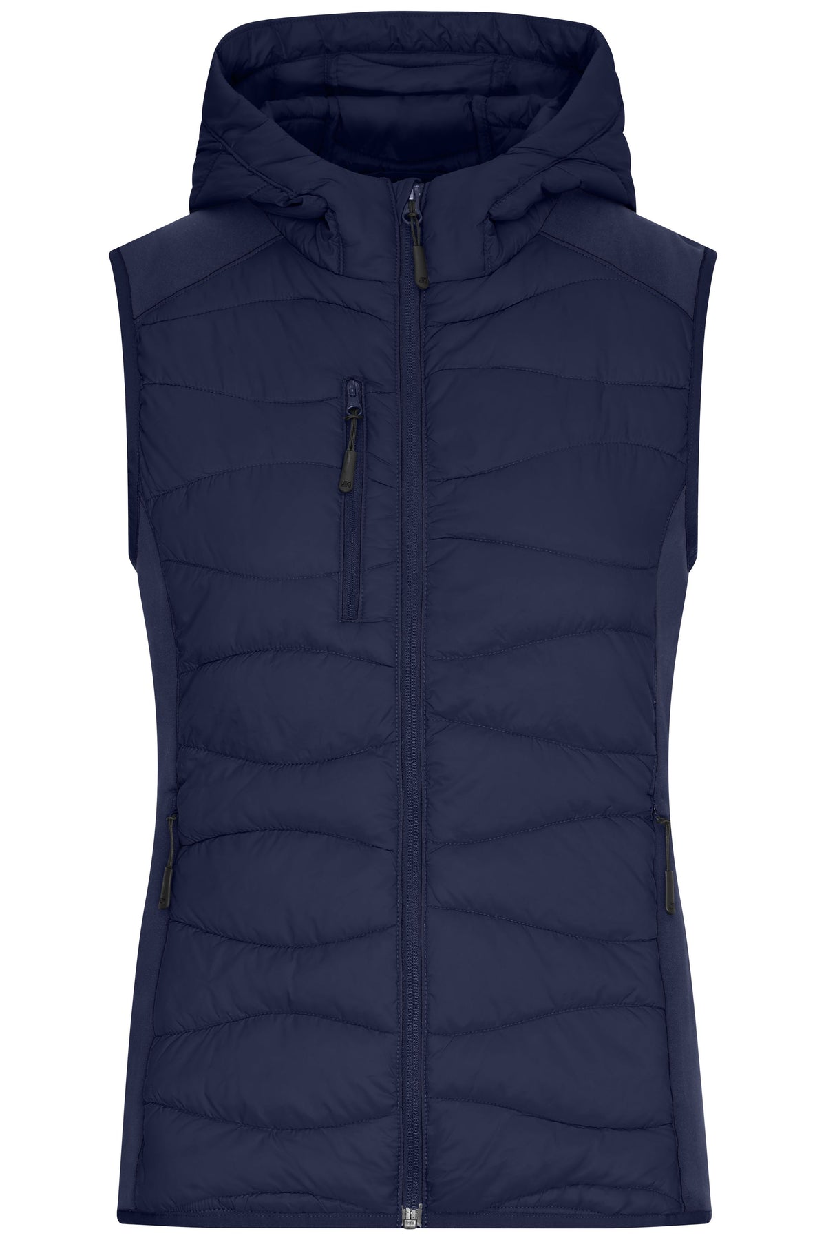 Ladies Hybrid Vest - Navy/Navy