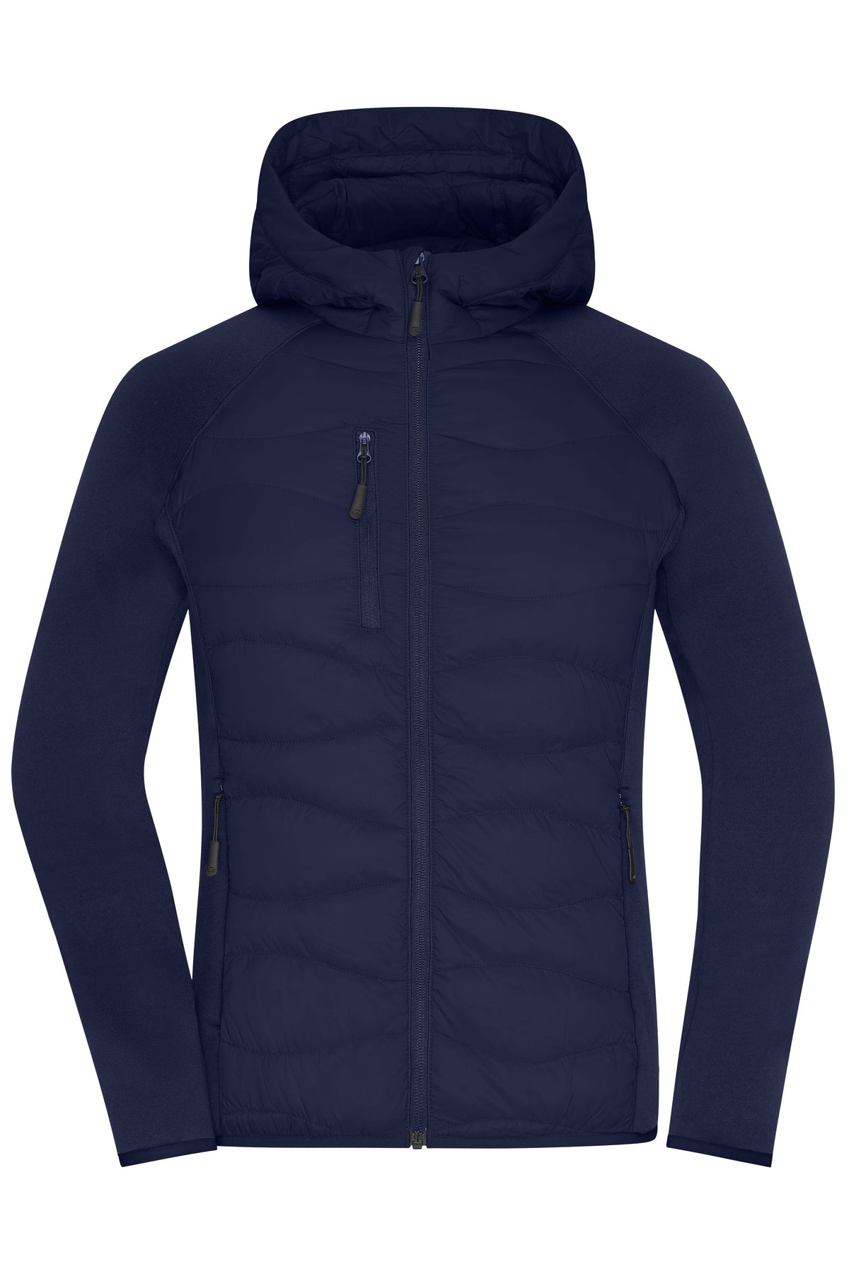 Ladies Hybrid Jacket - Navy/Navy