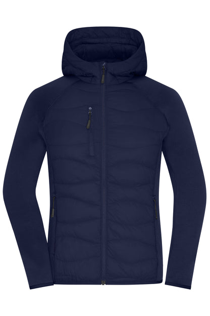 Ladies Hybrid Jacket - Navy/Navy