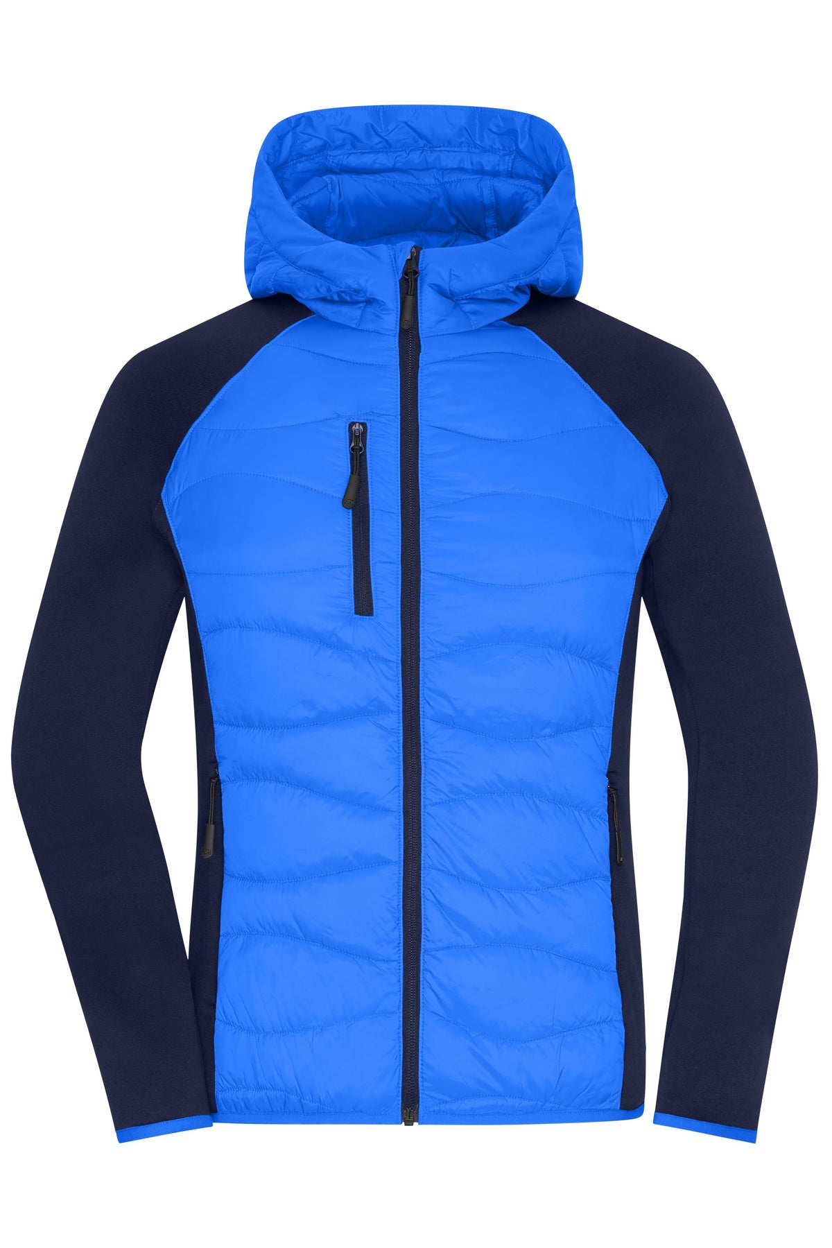 Ladies Hybrid Jacket - Blue/Navy