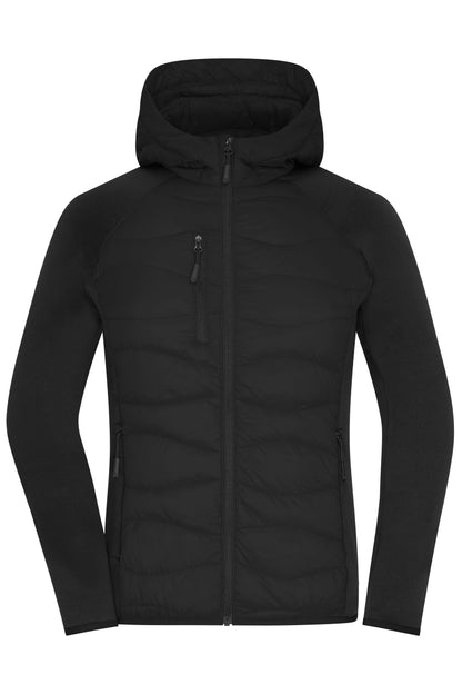 Ladies Hybrid Jacket - Black/Black