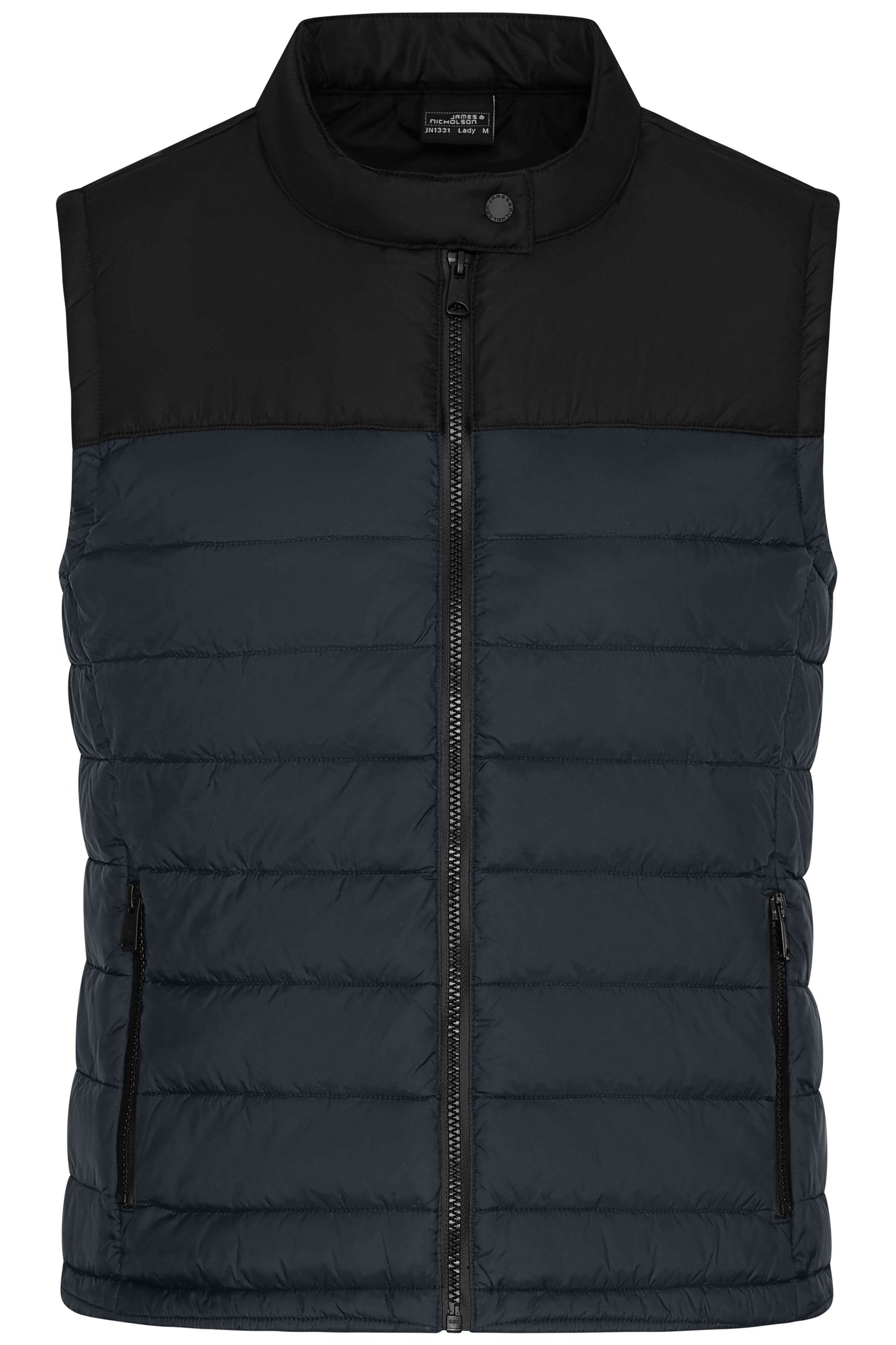 Ladies’ Padded Vest - Carbon/Black