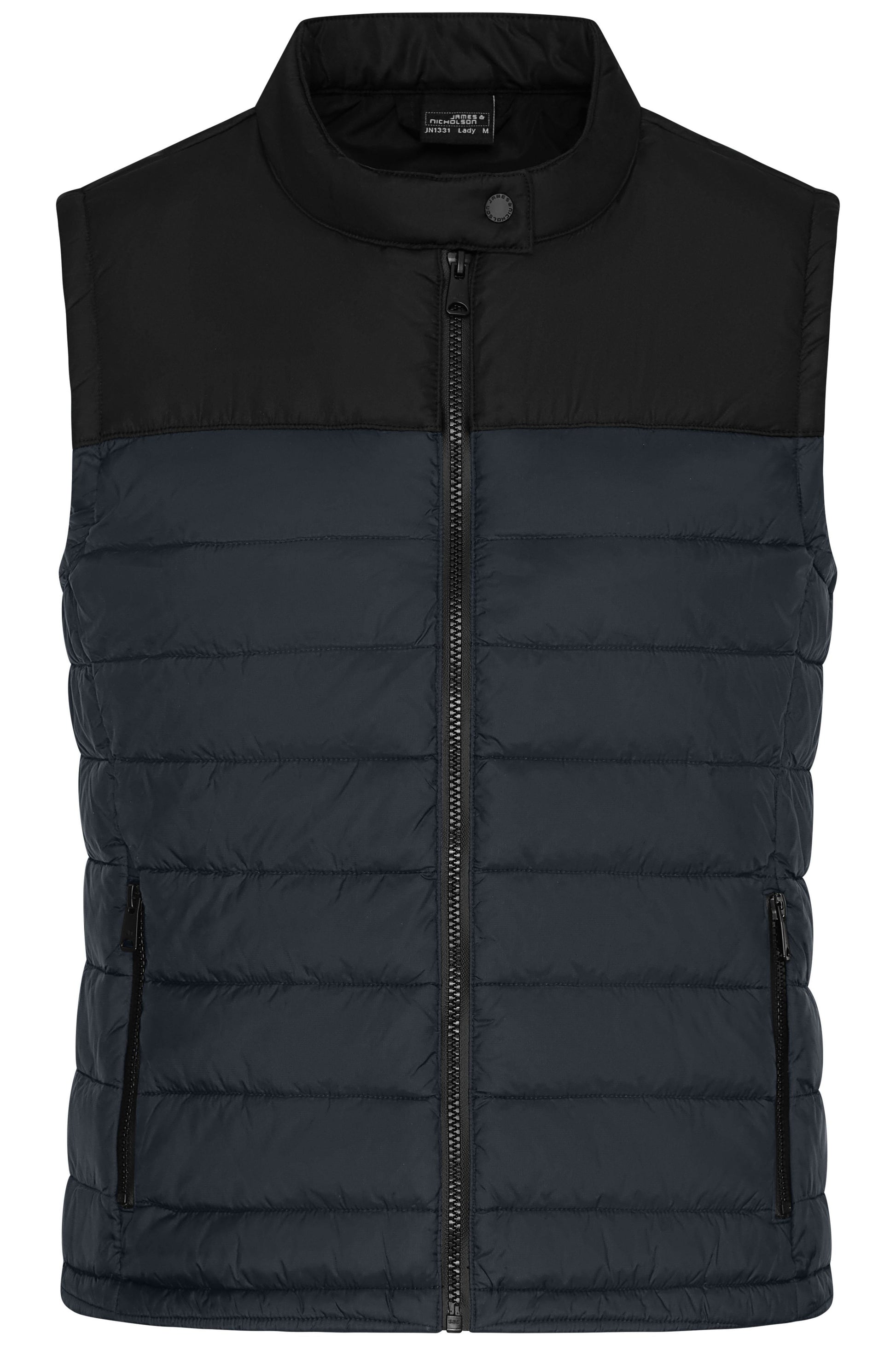 Ladies’ Padded Vest - Carbon/Black