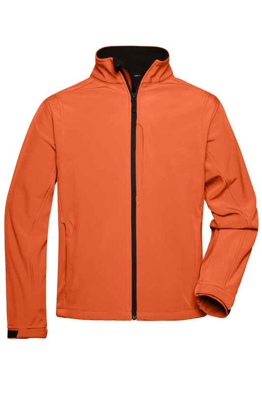Mens Softshell Jacket - Pop-Orange