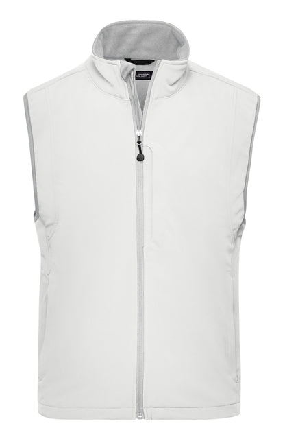 Mens Softshell Vest - Off White
