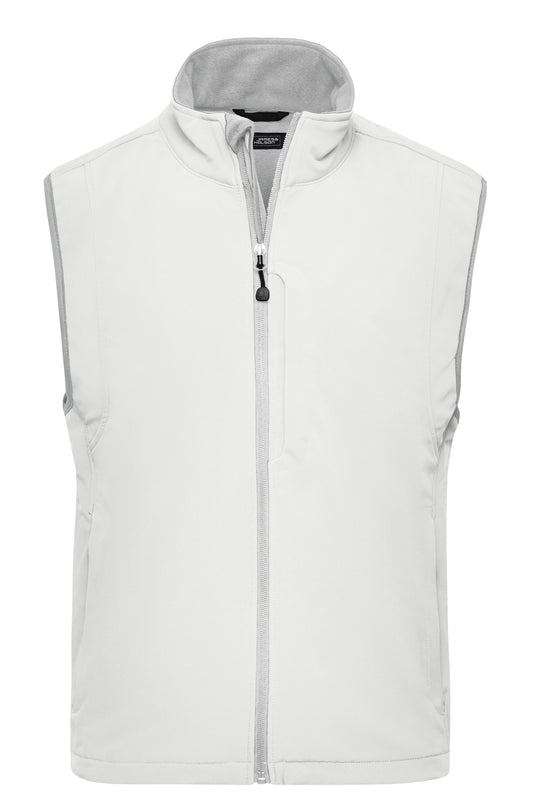Mens Softshell Vest - Off White