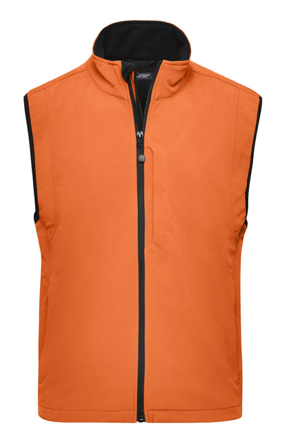 Mens Softshell Vest - Pop-Orange