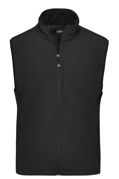 Mens Softshell Vest - Black