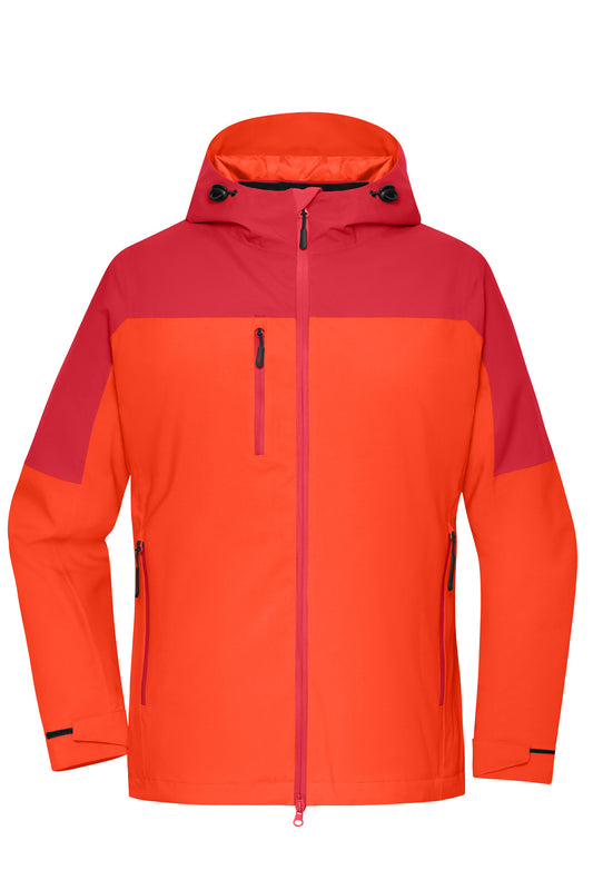 Ladies’ 3-in-1 Jacket - Spicy-Orange/Red