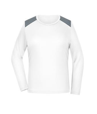 Ladies’ Running Shirt Longslee - White