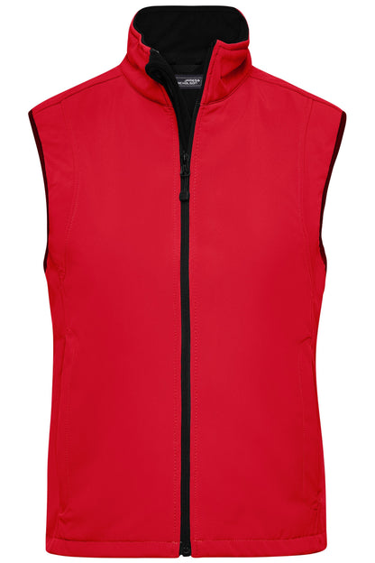 Ladies Softshell Vest - Red