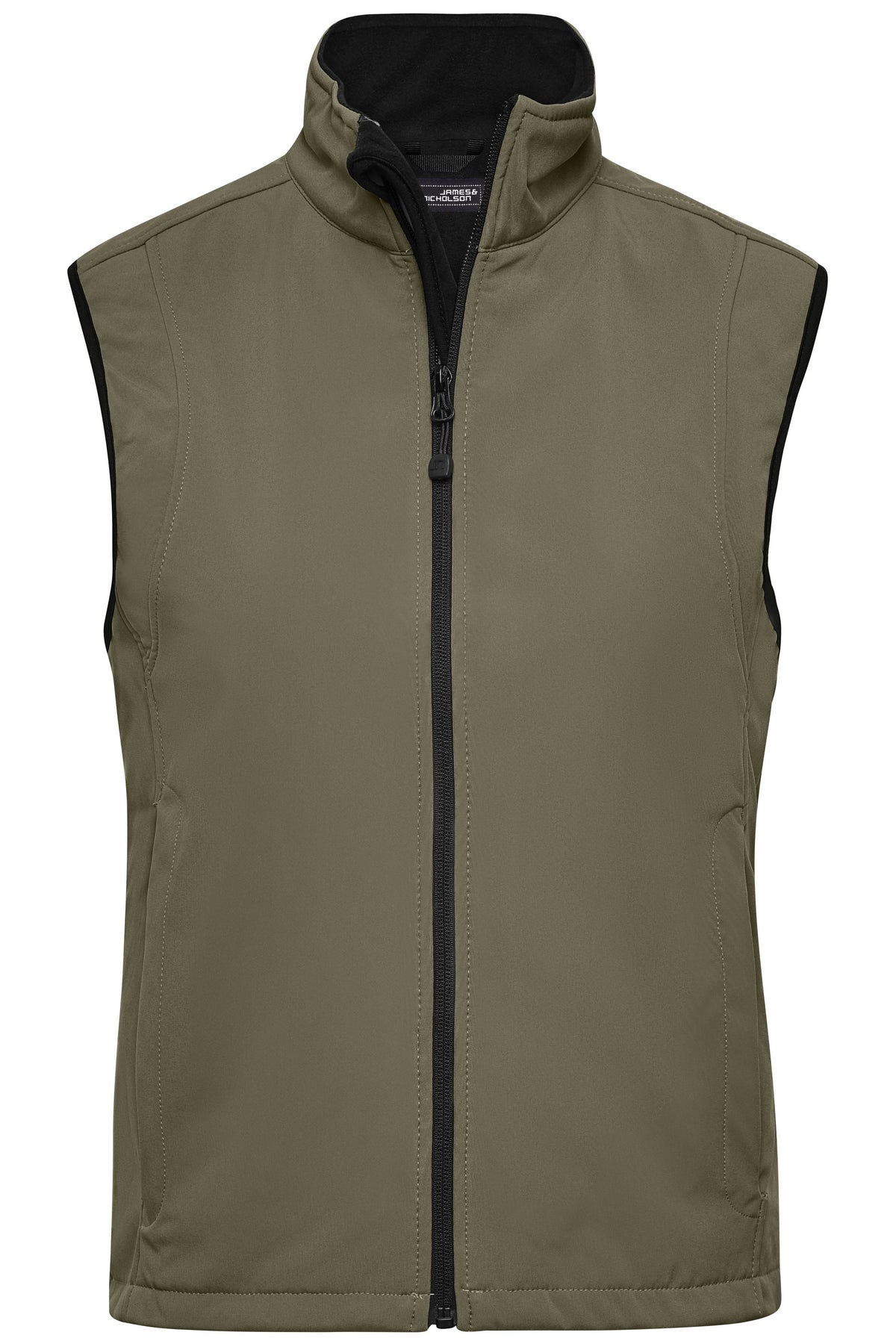 Ladies Softshell Vest - Olive