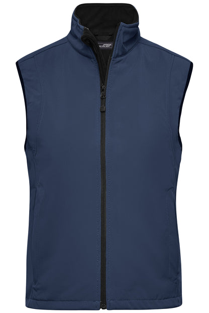 Ladies Softshell Vest - Navy