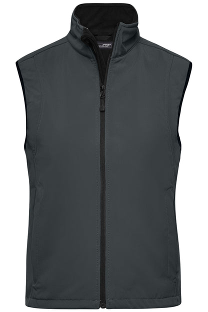 Ladies Softshell Vest - Carbon