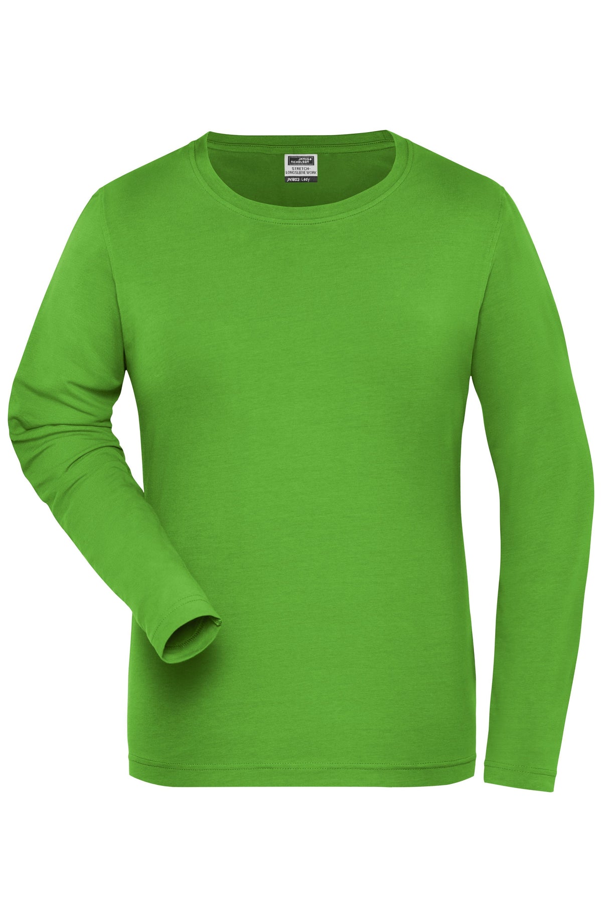Ladies´ BIO Stretch Longsleeve - Lime-green