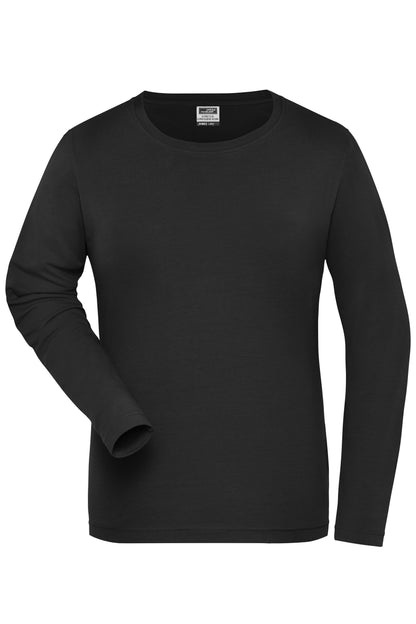 Ladies´ BIO Stretch Longsleeve - Black