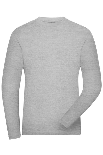 Men´s BIO Stretch Longsleeve - Grey-Heather