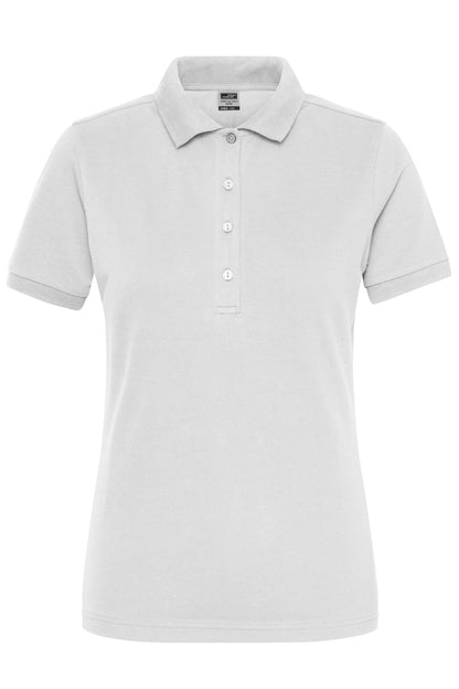 Ladies´ BIO Stretch Polo Work - White