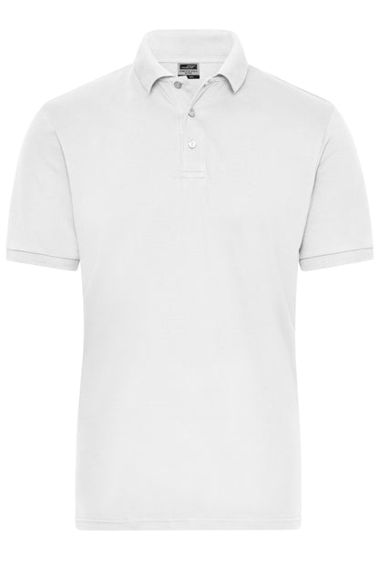 Men´s BIO Stretch Polo Work - White