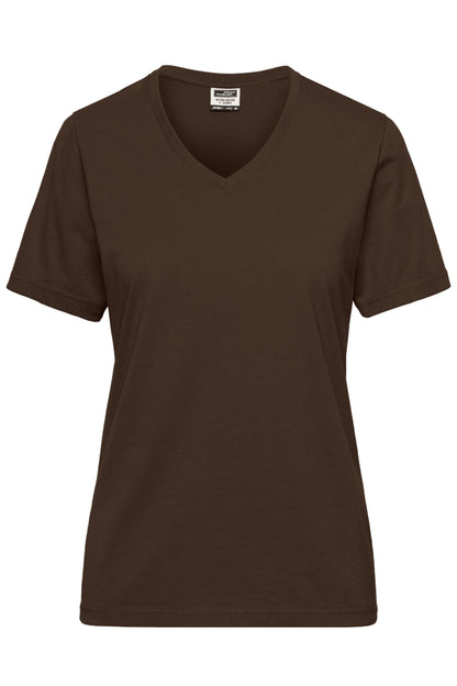 Ladies´ BIO Workwear T-shirt - Brown