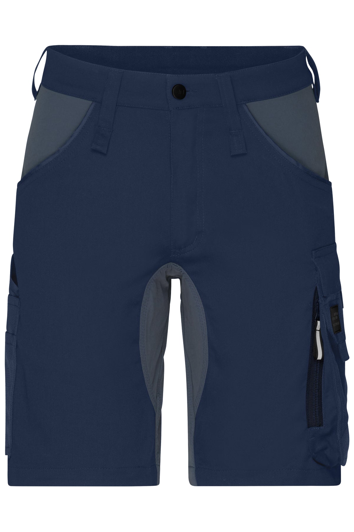 Workwear Stretch-Bermuda Slim - Navy/Carbon
